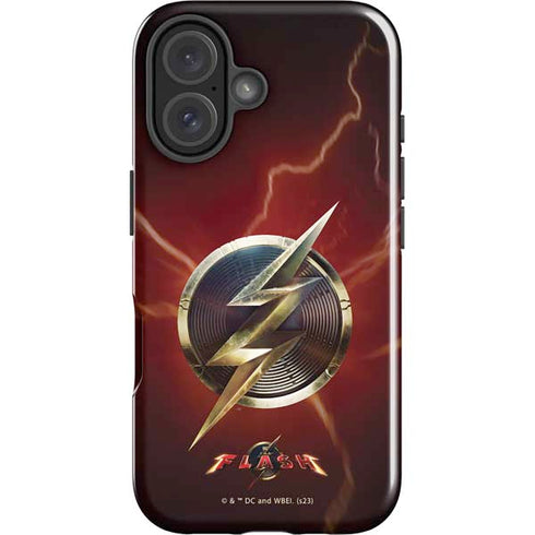 DC Comics The Flash Movie: Logo Poster iPhone 16 Plus Impact Case